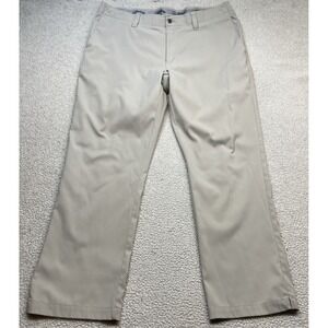 Callaway Golf Pants Mens 38x30 Tan Performance Stretch Flat Front Trousers
